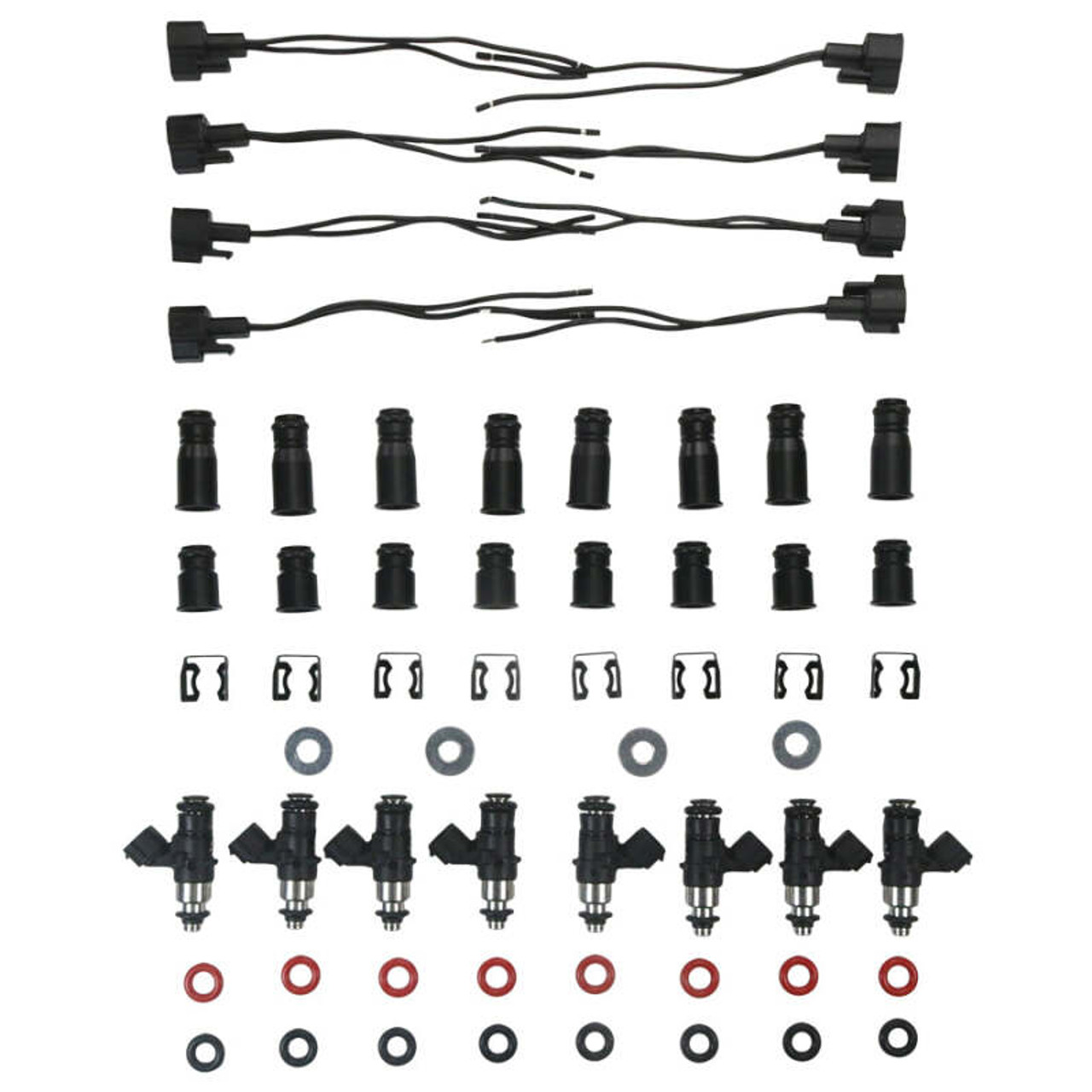 DeatschWerks LS 1500cc Injector Kit - Set of 8 - 16M-LS-1500-8 Photo - Primary