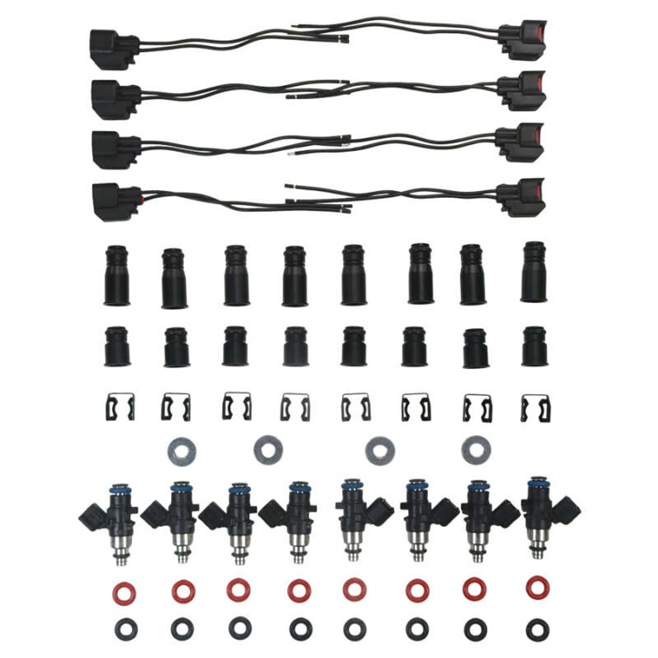 DeatschWerks LS 550cc Injector Kit - Set of 8 - 16U-LS-0550-8 Photo - Primary