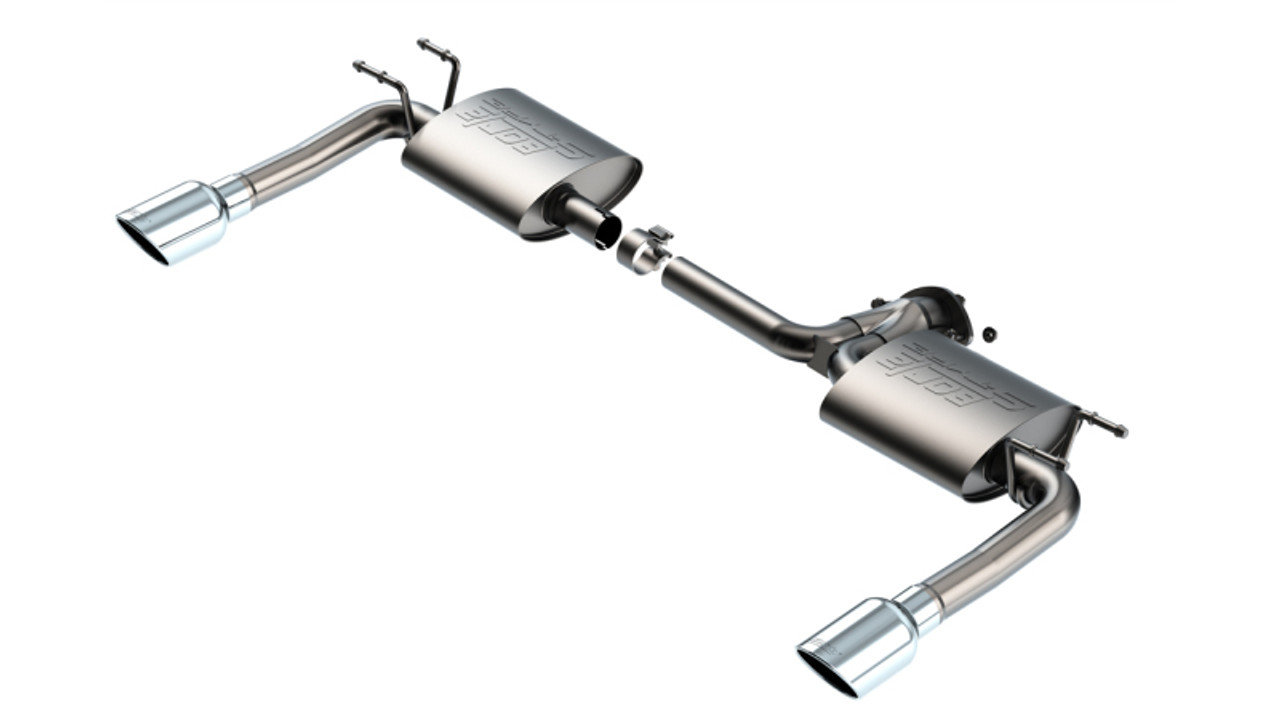 Borla 19-23 Mazda 3 NA / 21-23 Mazda 3 Turbo S-Type Axle Back Exhaust w/ 4in Tips - 11982 Photo - Primary