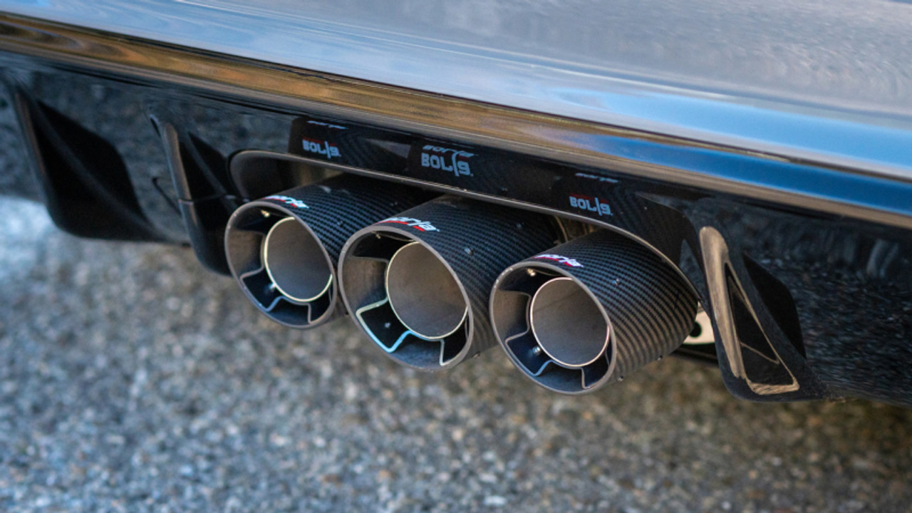 Borla 2023 Honda Civic Type R MT ATAK Catback Exhaust w/ 4in Black Anodized Carbon Fiber Tips - 140927CFBA User 3