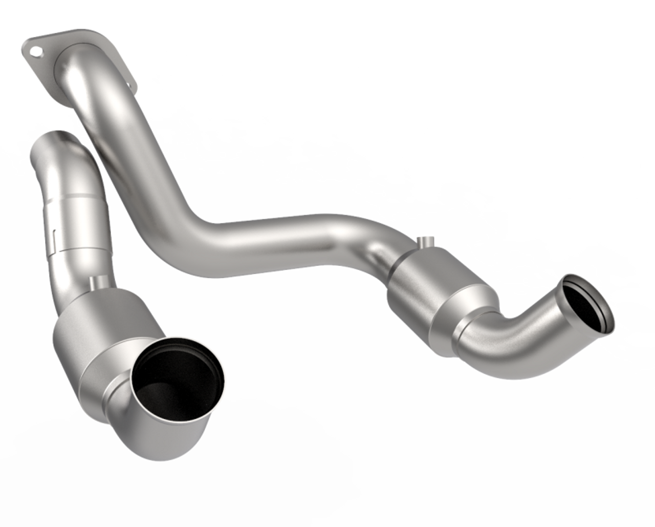 Kooks 20-22 Ford F250 7.3L V8 / Ford F350 7.3L V8 3in SS High Output Green Catted Connecting Pipes - 14003400 Photo - Unmounted