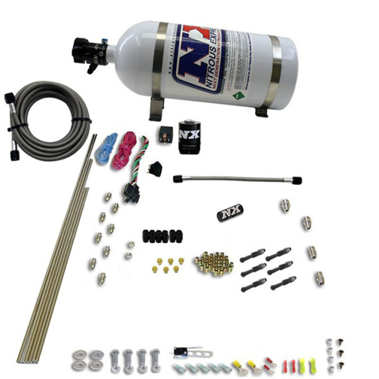 Nitrous Express 6-Cyl Dry Direct Port Nitrous System 15lb Bottle - 93066-15 Photo - Primary