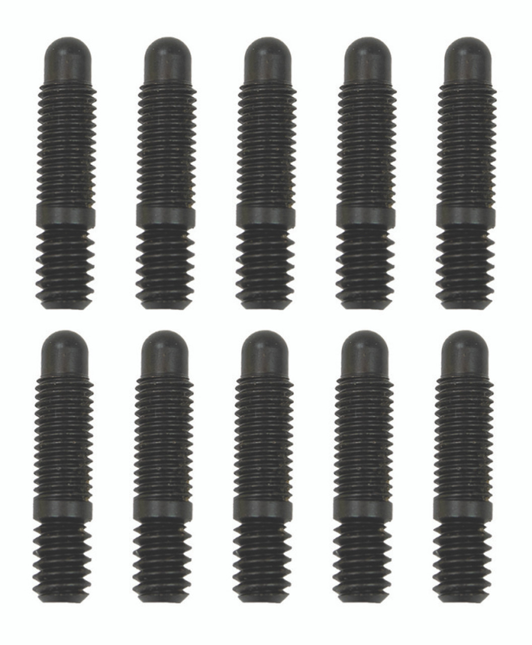 Moroso Bullet Nose Black OX Studs - 1/4-20 X 1/4-28 X 1 3/16 (10 Pack) - 38835 User 1