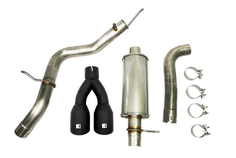 Roush 19-23 Ford Ranger 2.3L Performance Catback Exhaust w/ Black Tips - 422179-BLK Photo - Primary