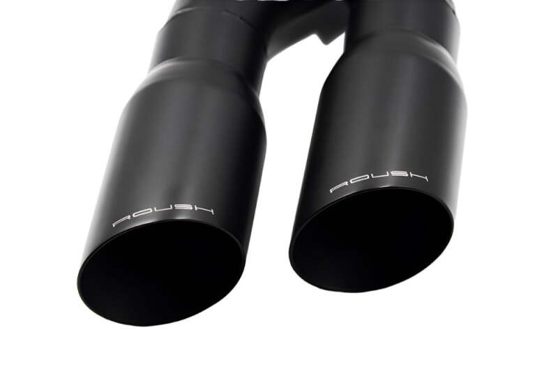 Roush 21-24 Ford F-150 5.0L 4in Black Exhaust Y Tip Kit - 422319 Photo - Close Up