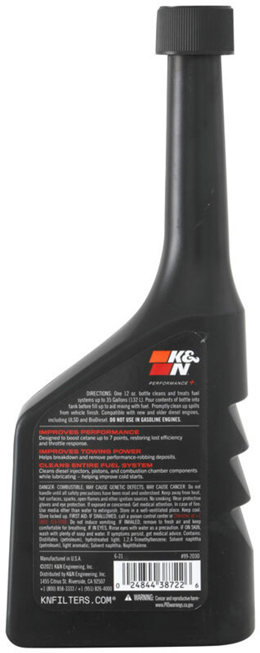 K&N Diesel Cetane Booster - 12oz - 99-2030 Photo - lifestyle view