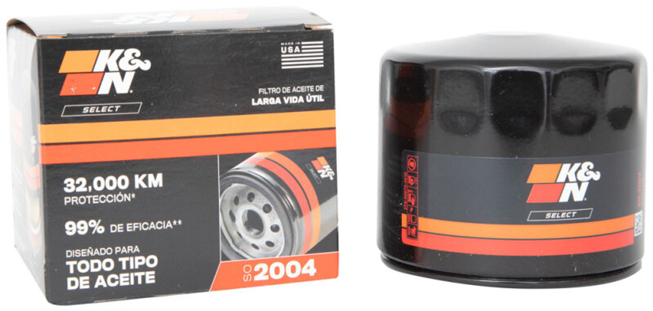 K&N 05-08 Chrysler 300 2.7L V6 / 05-08 Chrysler 300C 5.7L V8 Spin On Oil Filter - SO-2004 Photo - out of package