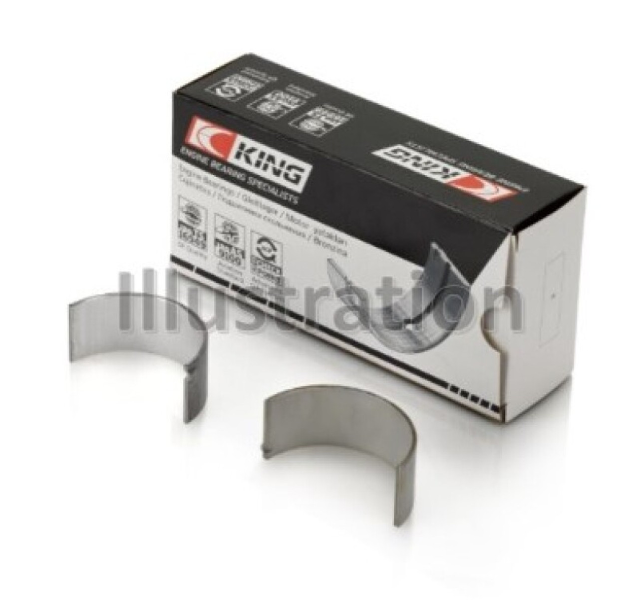 King Engine Bearings Mercedes Benz Om611.960/981/Om646.821/962/966 (Size +0.50mm) Conrod Bearing Set - CR1018XA0.5 Photo - Primary