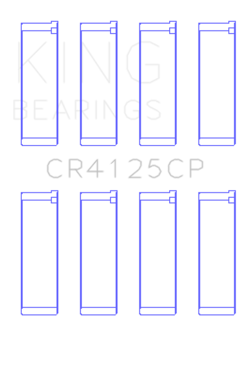 King Engine Bearings Subaru Ej20/Ej22/Ej25 (Incl. Turbo) (Size +0.25mm) Connecting Rod Bearing Set - CR4125CP0.25 Photo - Primary