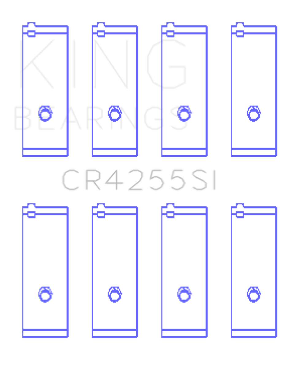 King Engine Bearings G.M.C. /Quard 4 1996/Up (Size +0.50mm) Connecting Rod Bearing Set - CR4255SI0.5 Photo - Primary