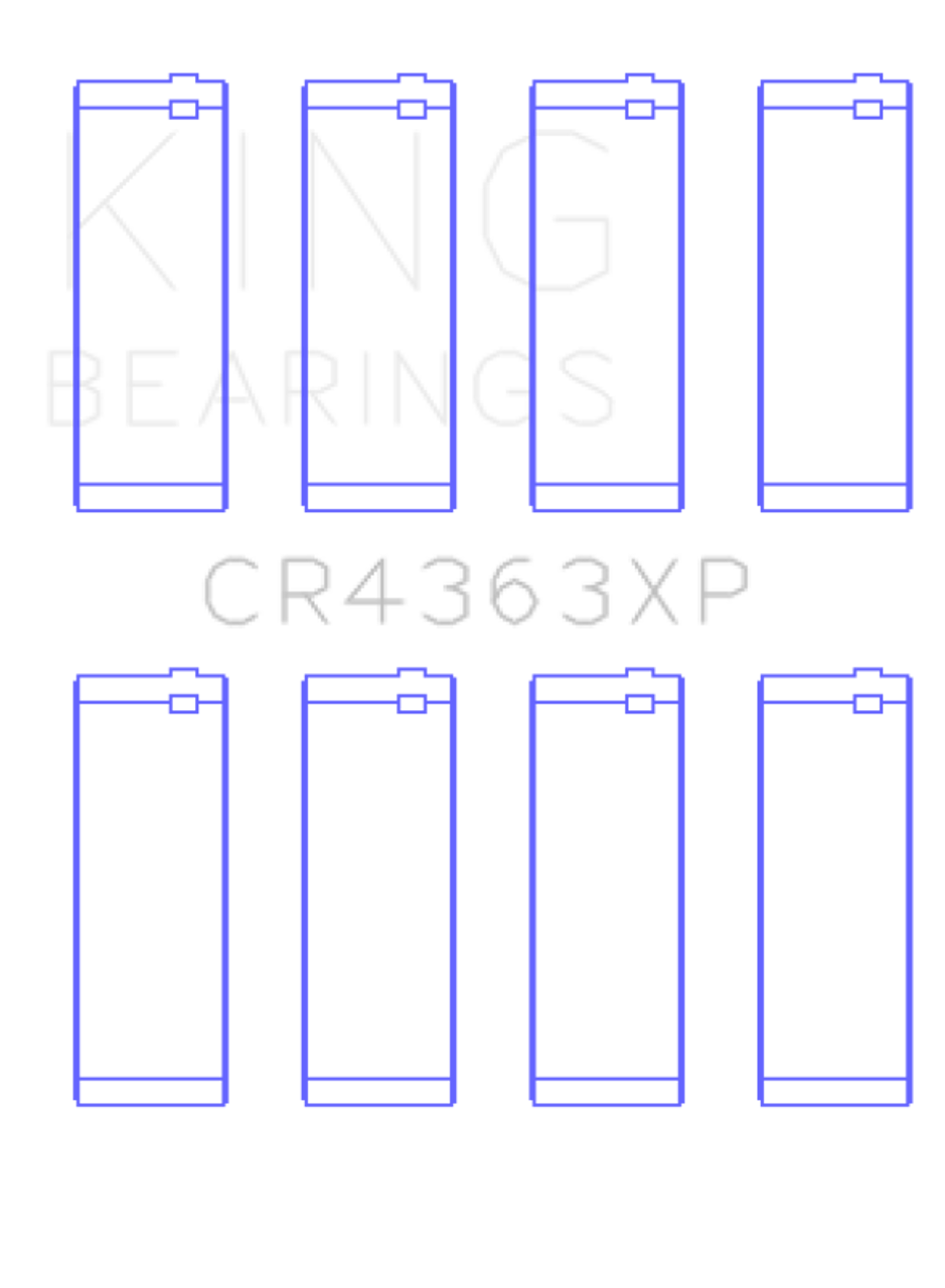 King Engine Bearings Gm 134 DOHC Ecotec 2.2L (Size STDX) Connecting Rod Bearing Set - CR4363XPSTDX Photo - Primary
