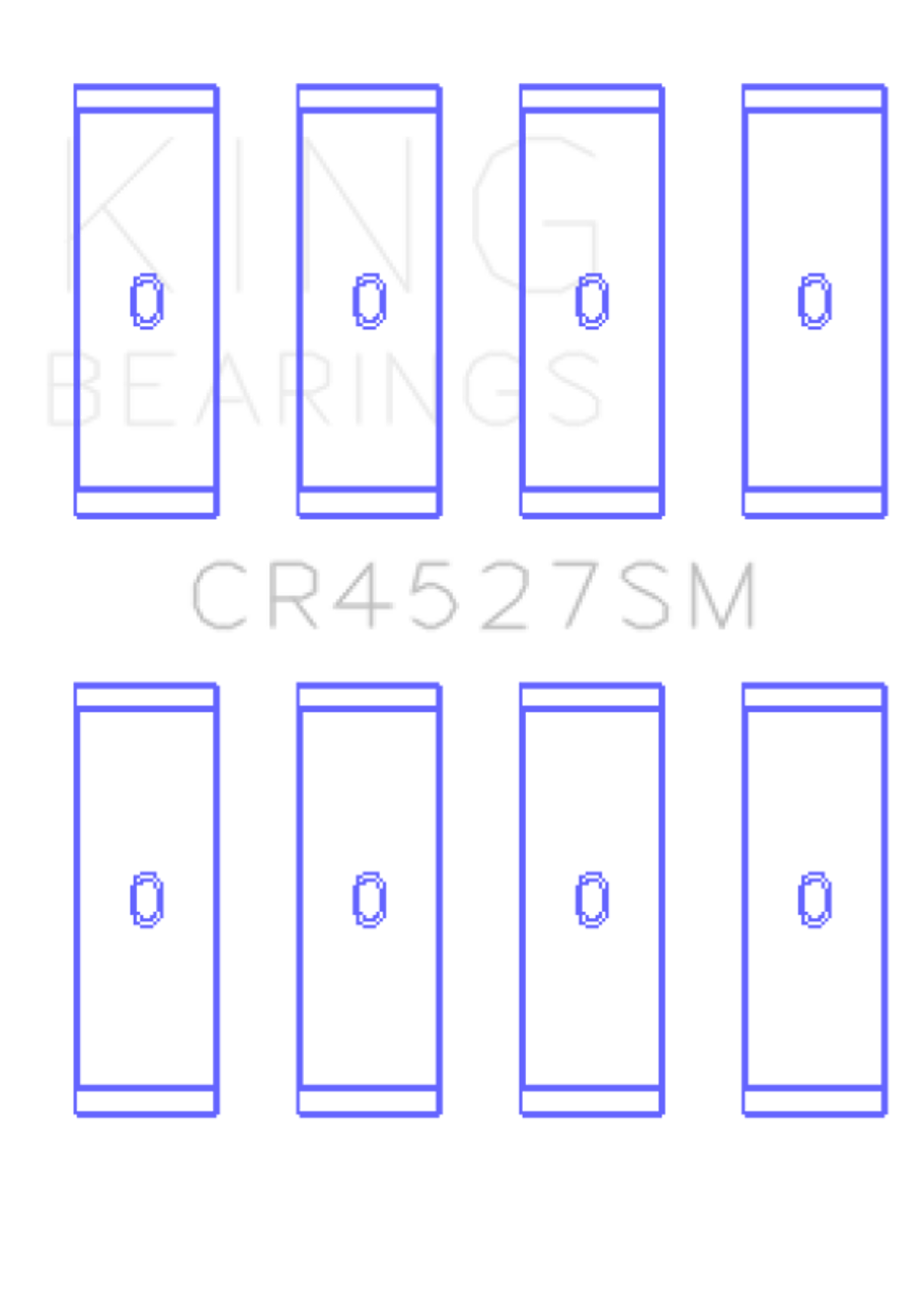 King Engine Bearings VW/Audi CAva/CAxa/Blf/Blg/Bts (Size +0.25mm) Connecting Rod Bearing Set - CR4527SM0.25 Photo - Primary
