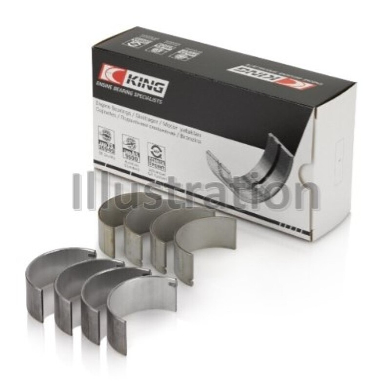 King Engine Bearings Mini Cooper W10B16A (Size +0.25mm) Connecting Rod Bearing Set - CR4537CA0.25 Photo - Primary