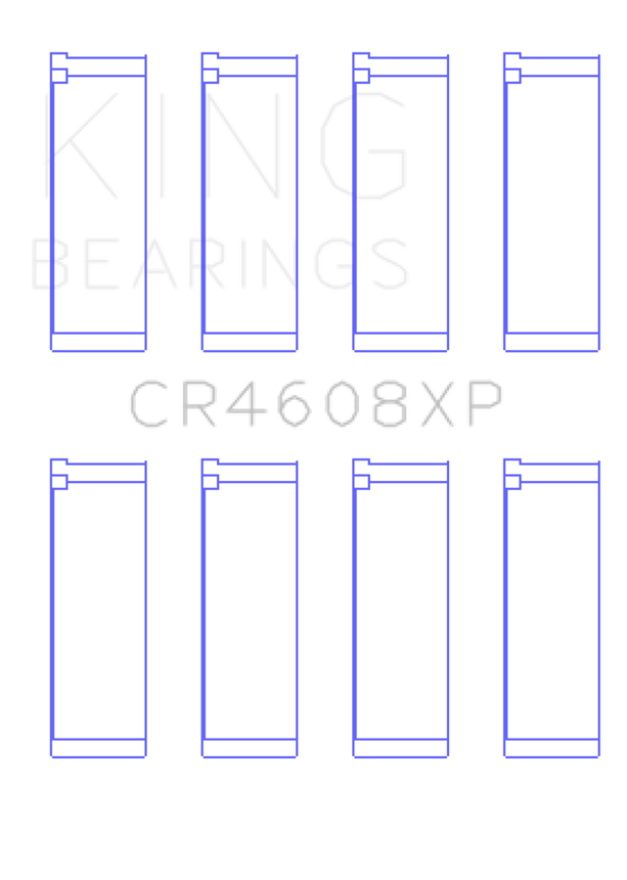 King Engine Bearings Toyota 2Zz-Ge (Size +0.25mm) Connecting Rod Bearing Set - CR4608XP0.25 Photo - Primary