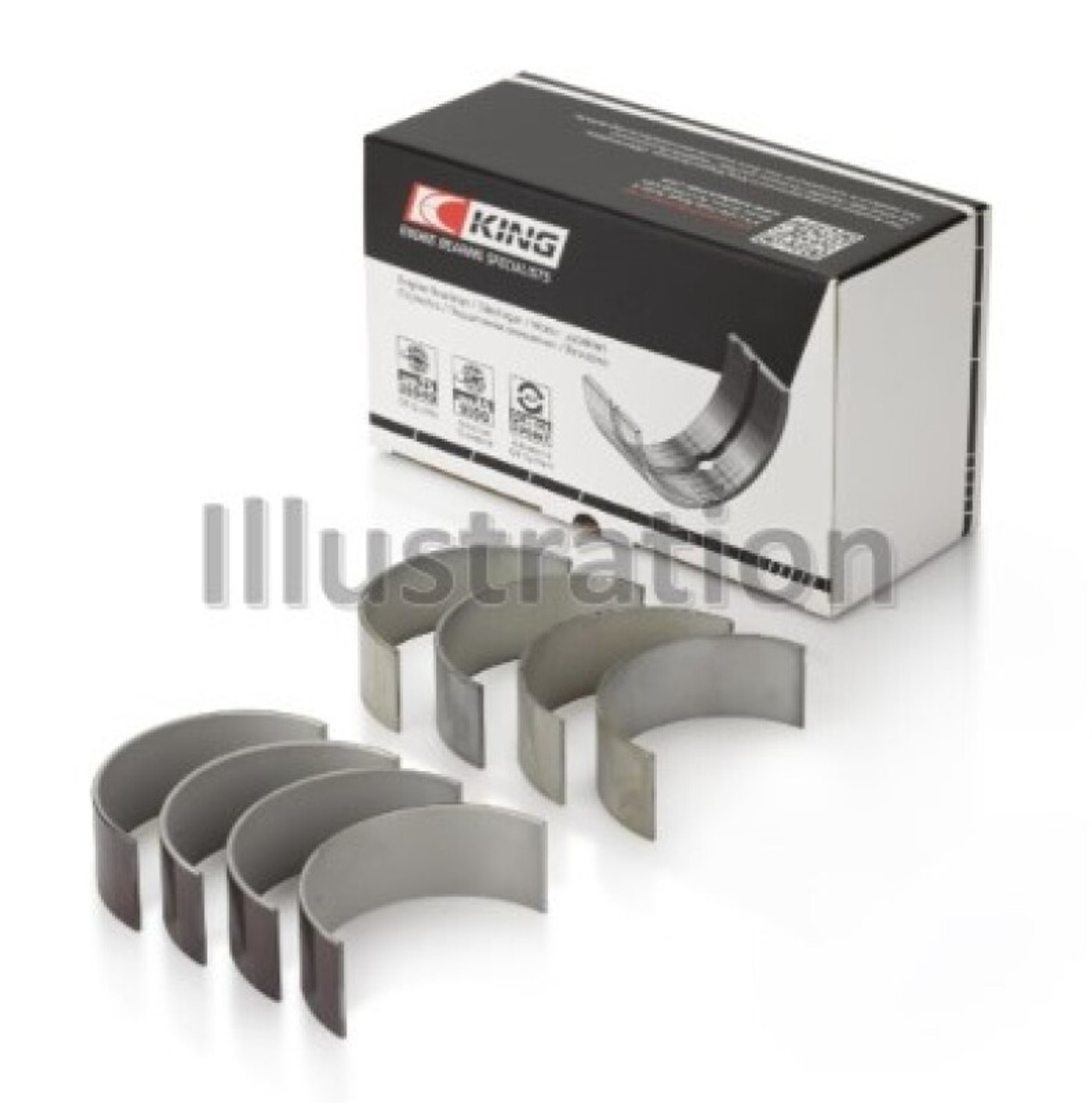 King Engine Bearings VW Azv/CfCA/Awx Sputter (Size +0.25mm) Connecting Rod Bearing Set - CR460SP0.25 Photo - Primary