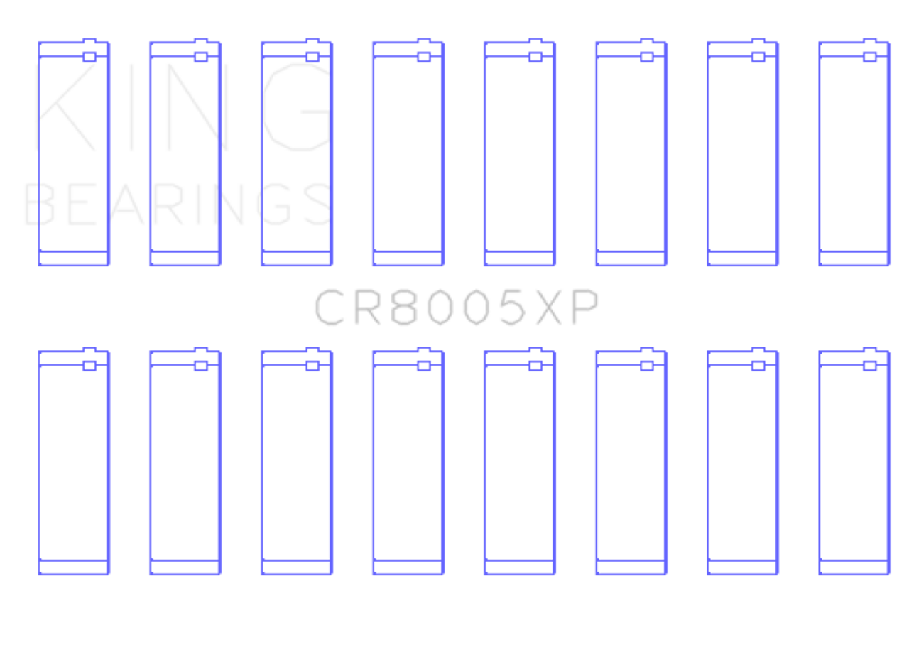 King Engine Bearings Ford 377 (Size STDX) Connecting Rod Bearing Set - CR8005XPSTDX Photo - Primary