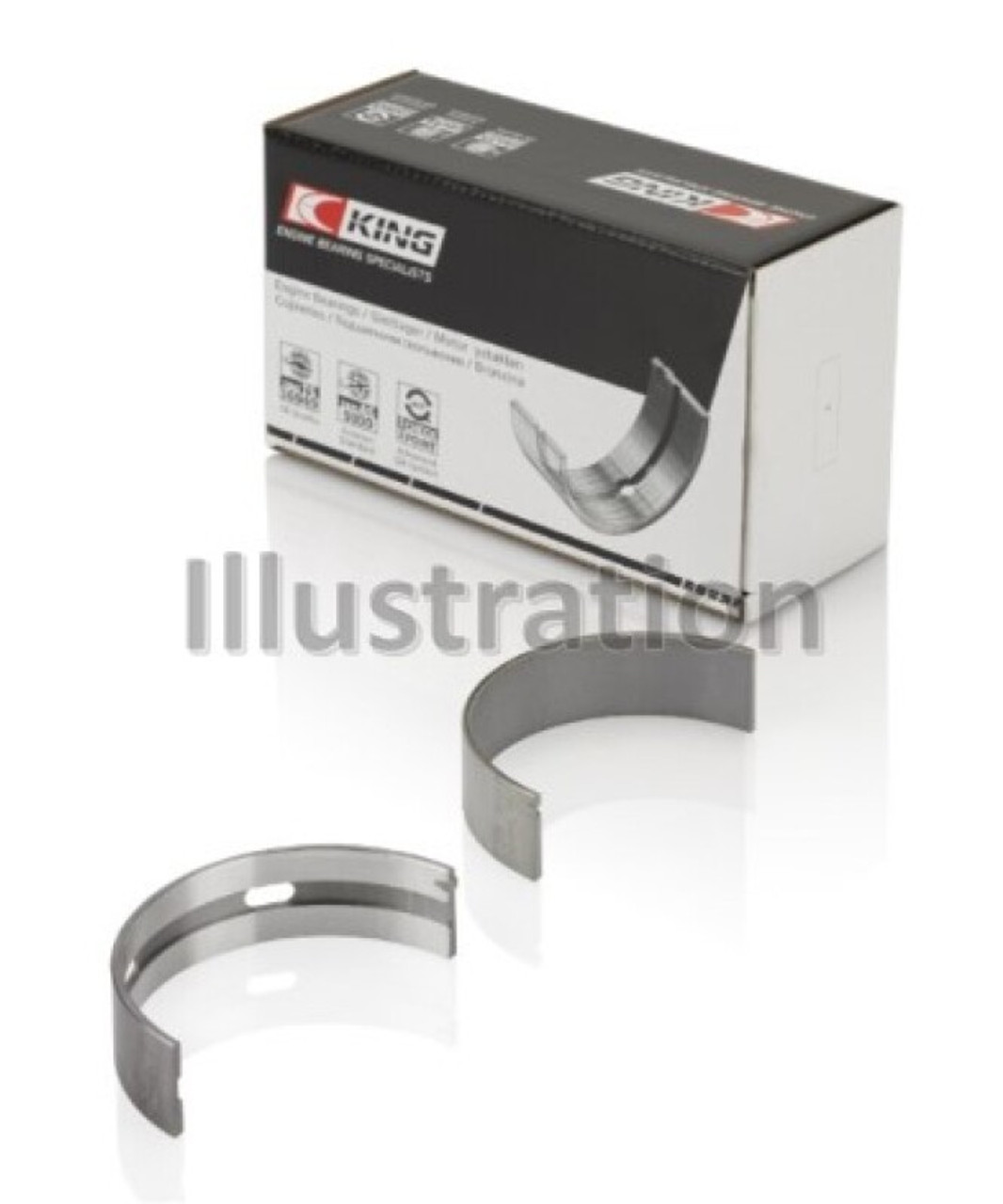 King Engine Bearings Mercedes Benz Om611.960/981/821/962/966 (Size +0.75mm) Main Bearing Set - MB1190XA0.75 Photo - Primary