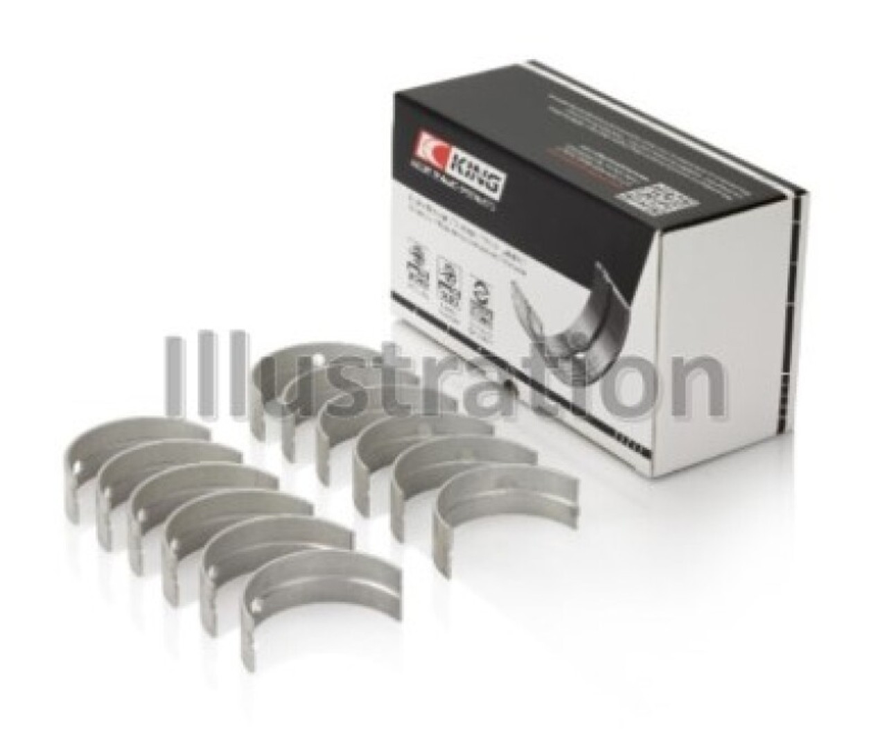 King Engine Bearings Ford 415 (Size +0.75mm) Main Bearing Set - MB621SI0.75 Photo - Primary