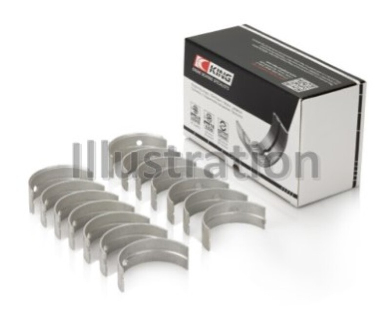 King Engine Bearings Toyota 1Fzfe (Size +0.25mm) Main Bearing Set - MB7049SI0.25 Photo - Primary