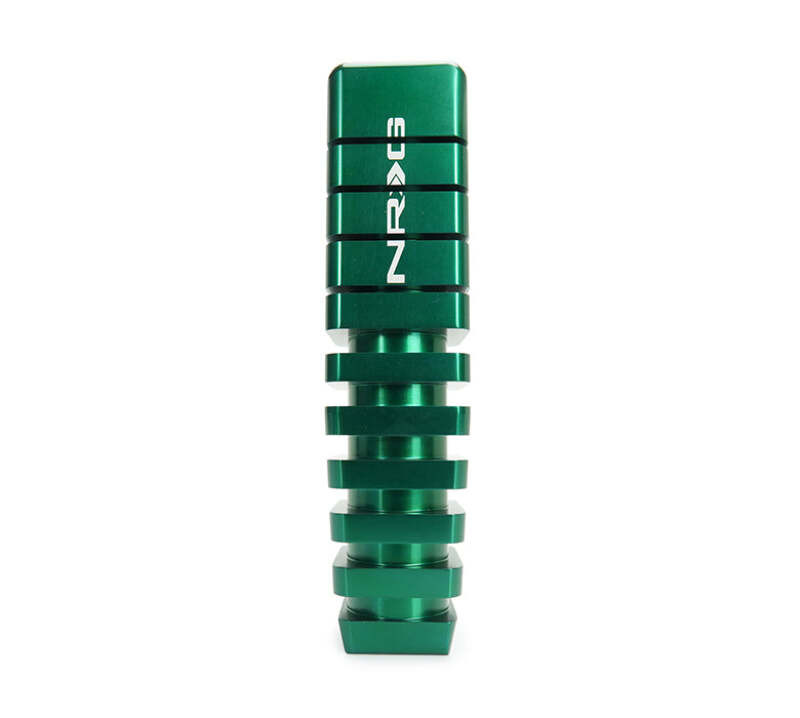 NRG Shift Knob - 20 Year Anniversary Weighted Square Heat Sink Short - Green - SK-450SQ-GNTY Photo - Primary