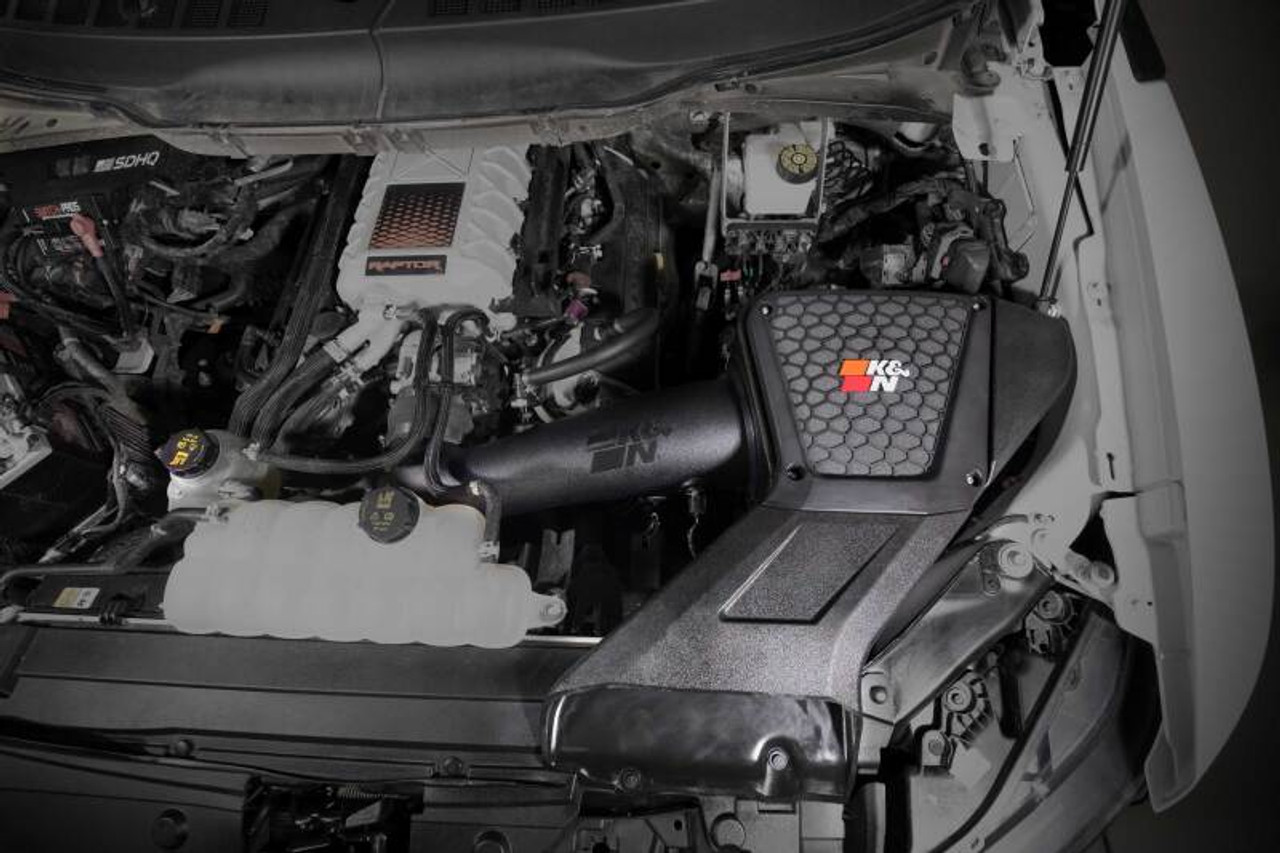 K&N 23-24 Ford F150 Raptor R 5.2L V8 Performance Air Intake System - 63-2624 Photo - Mounted