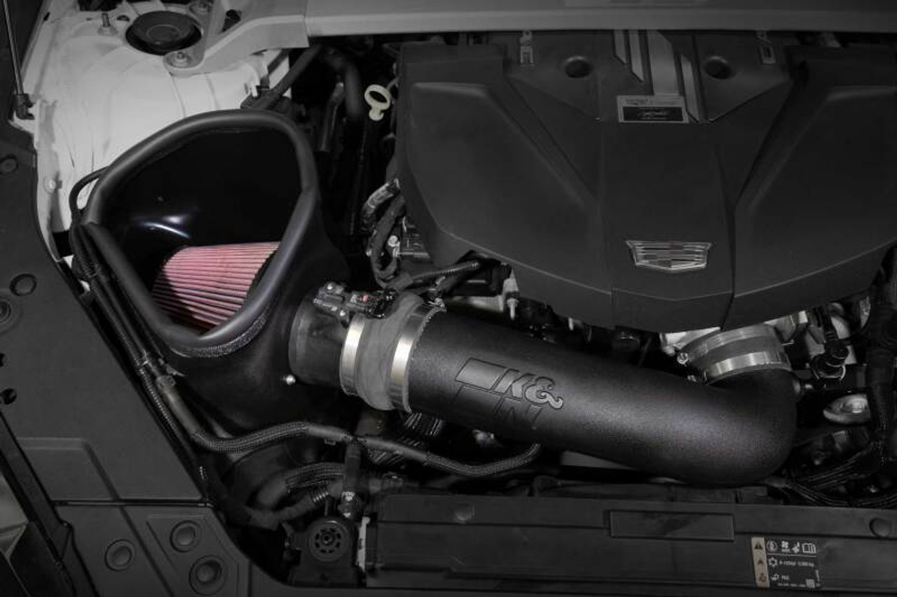 K&N 22-24 Cadillac CT5 6.2L V8 Performance Air Intake System - 63-3121 Photo - Mounted