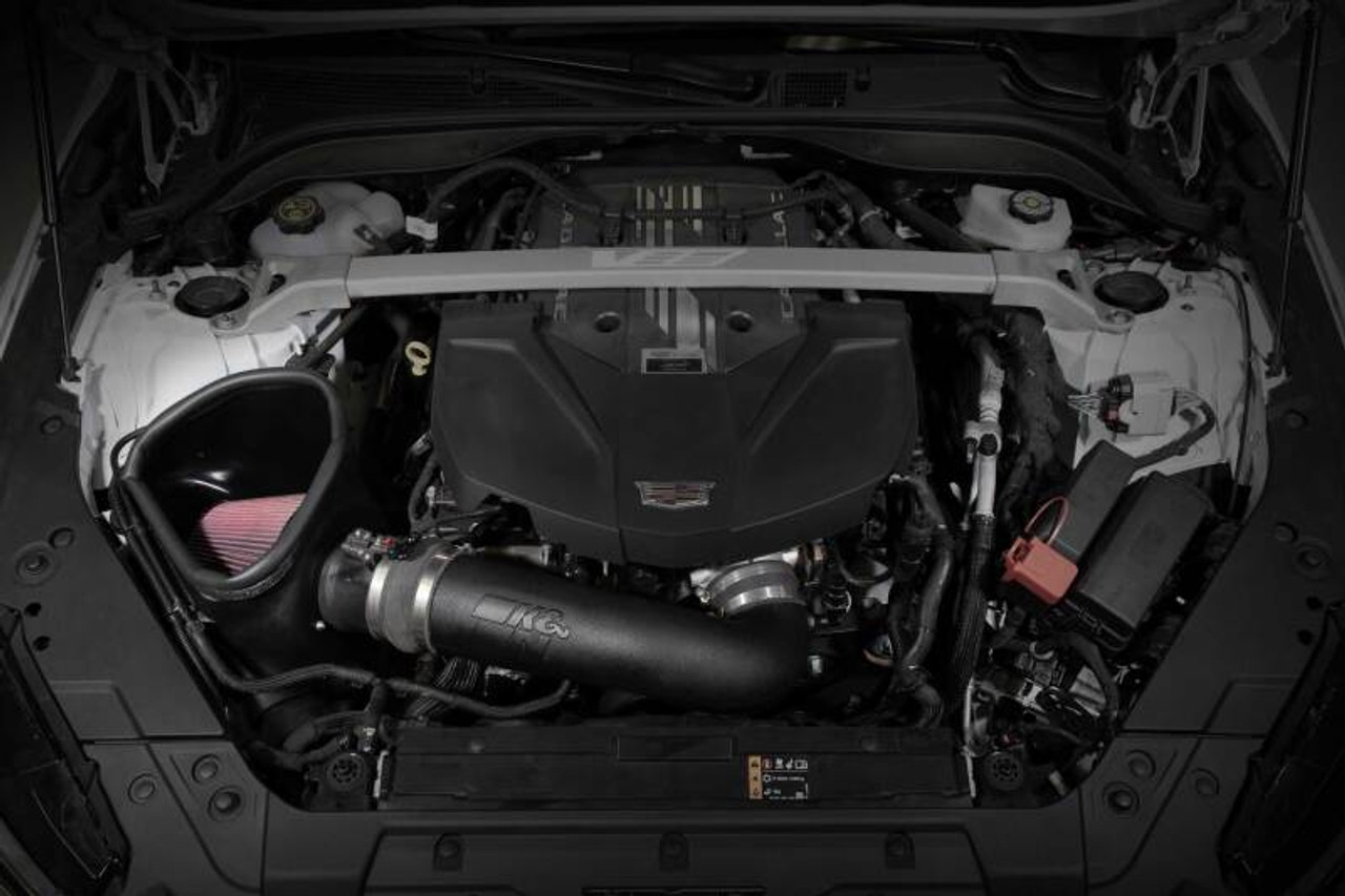 K&N 22-24 Cadillac CT5 6.2L V8 Performance Air Intake System - 63-3121 Photo - Mounted