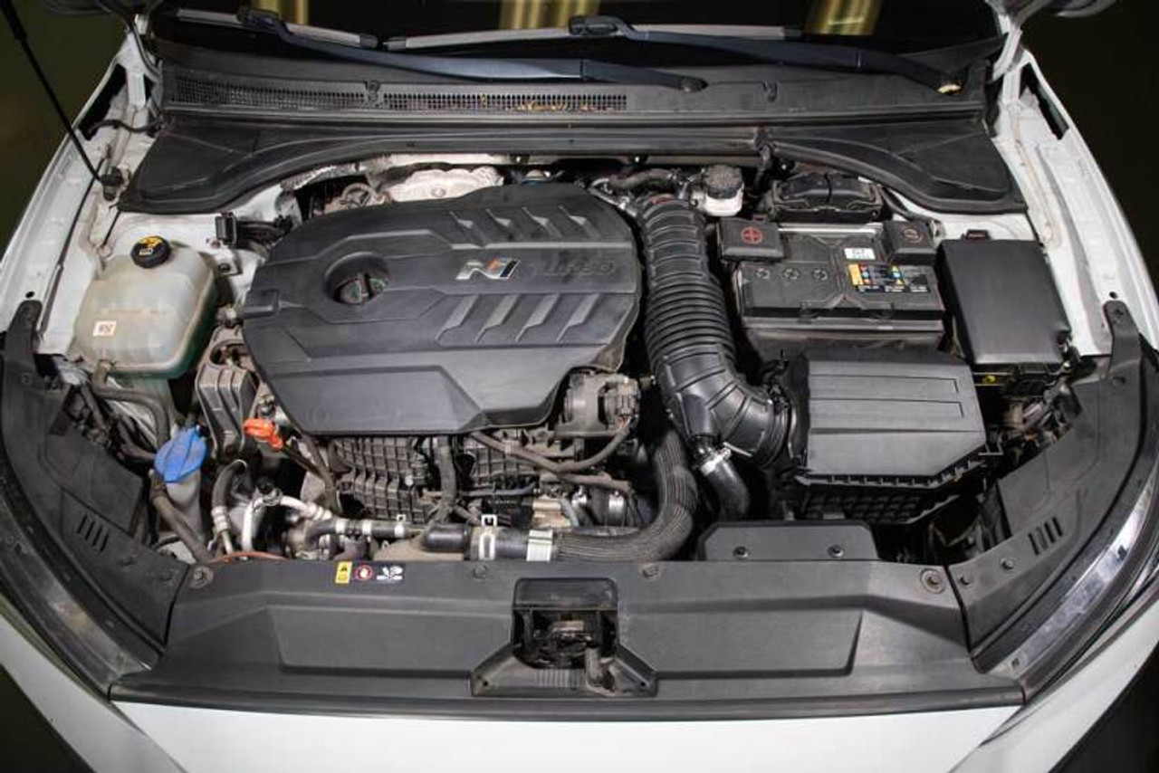K&N 20-22 Hyundai Veloster N 2.0L L4 Aluminum Charge Pipe Kit - Gunmetal Gray - 77-1019KC Photo - Mounted
