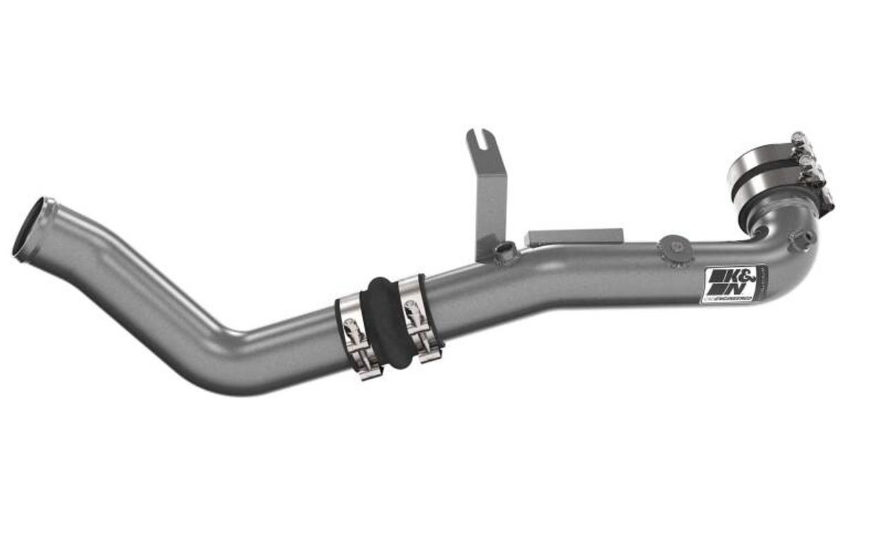 K&N 22-24 Honda Civic 1.5L L4 Aluminum Charge Pipe Kit - Gunmetal Gray - 77-1022KC Photo - Primary