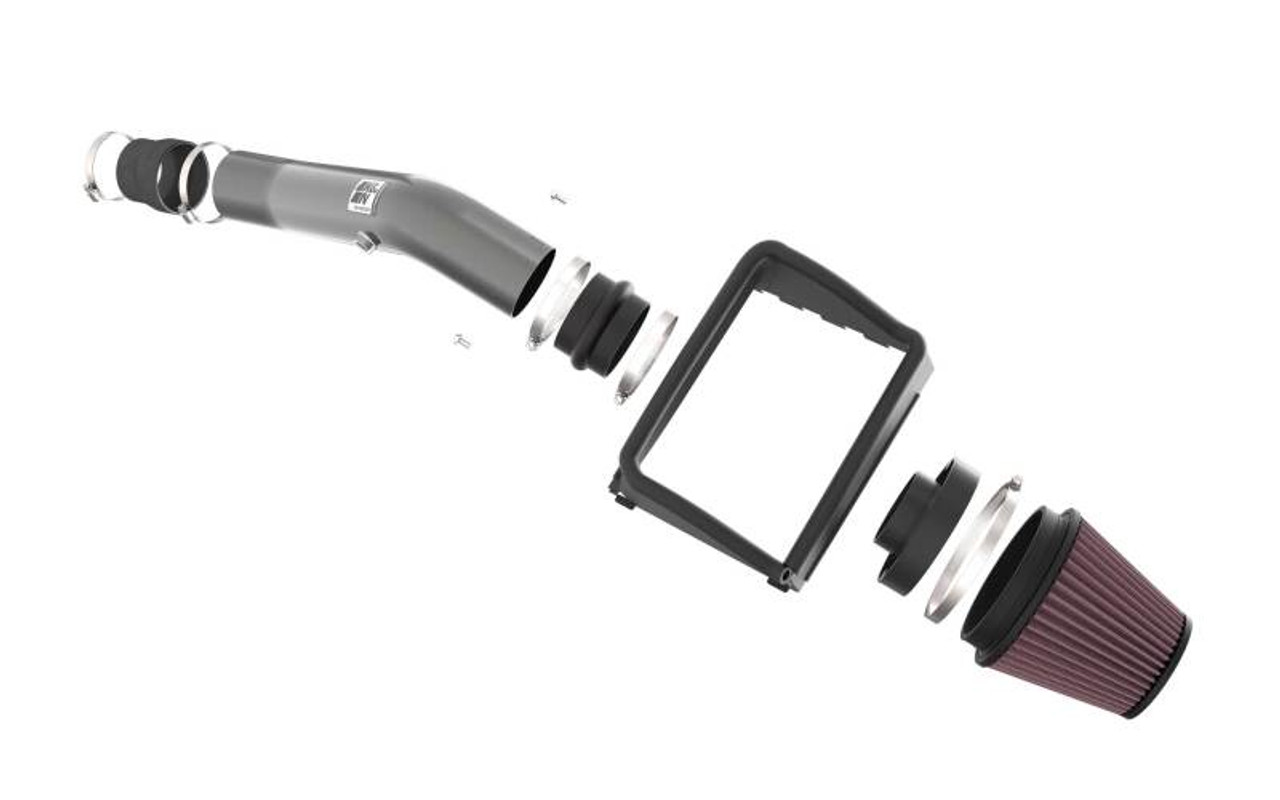 K&N 18-24 Ford F150 3.3L V6 Performance Air Intake System w/ Red Air Filter - 77-2619KC Photo - out of package