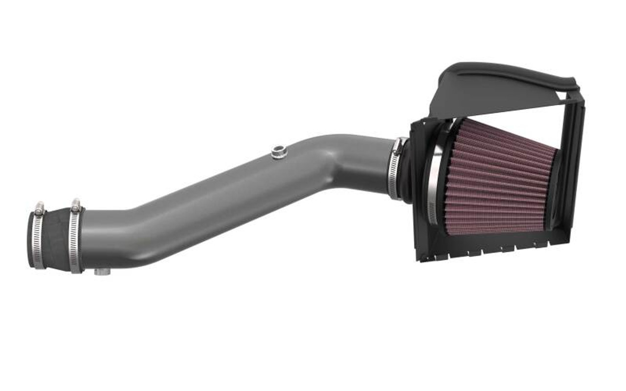 K&N 18-24 Ford F150 3.3L V6 Performance Air Intake System w/ Red Air Filter - 77-2619KC Photo - out of package