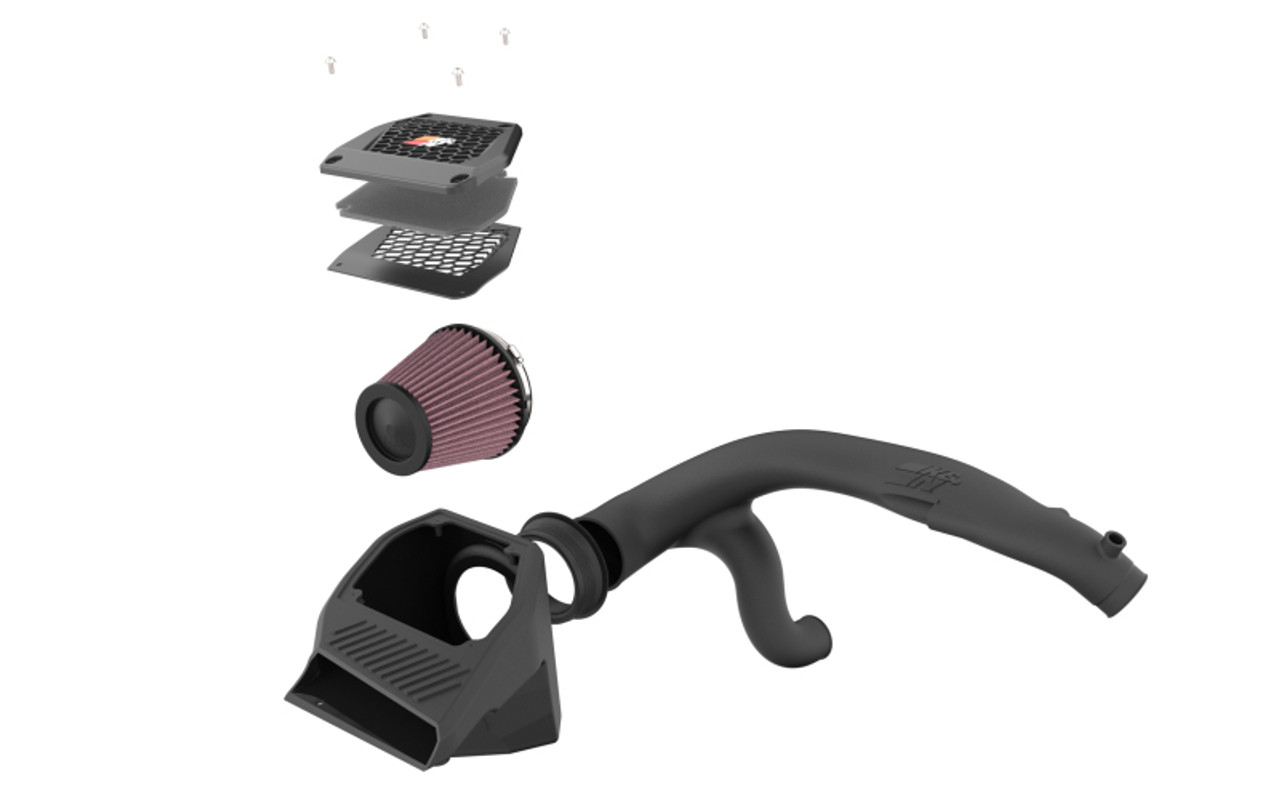 K&N 2023 Ford Bronco Raptor V6 3.0L F/I 63 Series Aircharger Performance Air Intake System - 63-2625 Photo - out of package