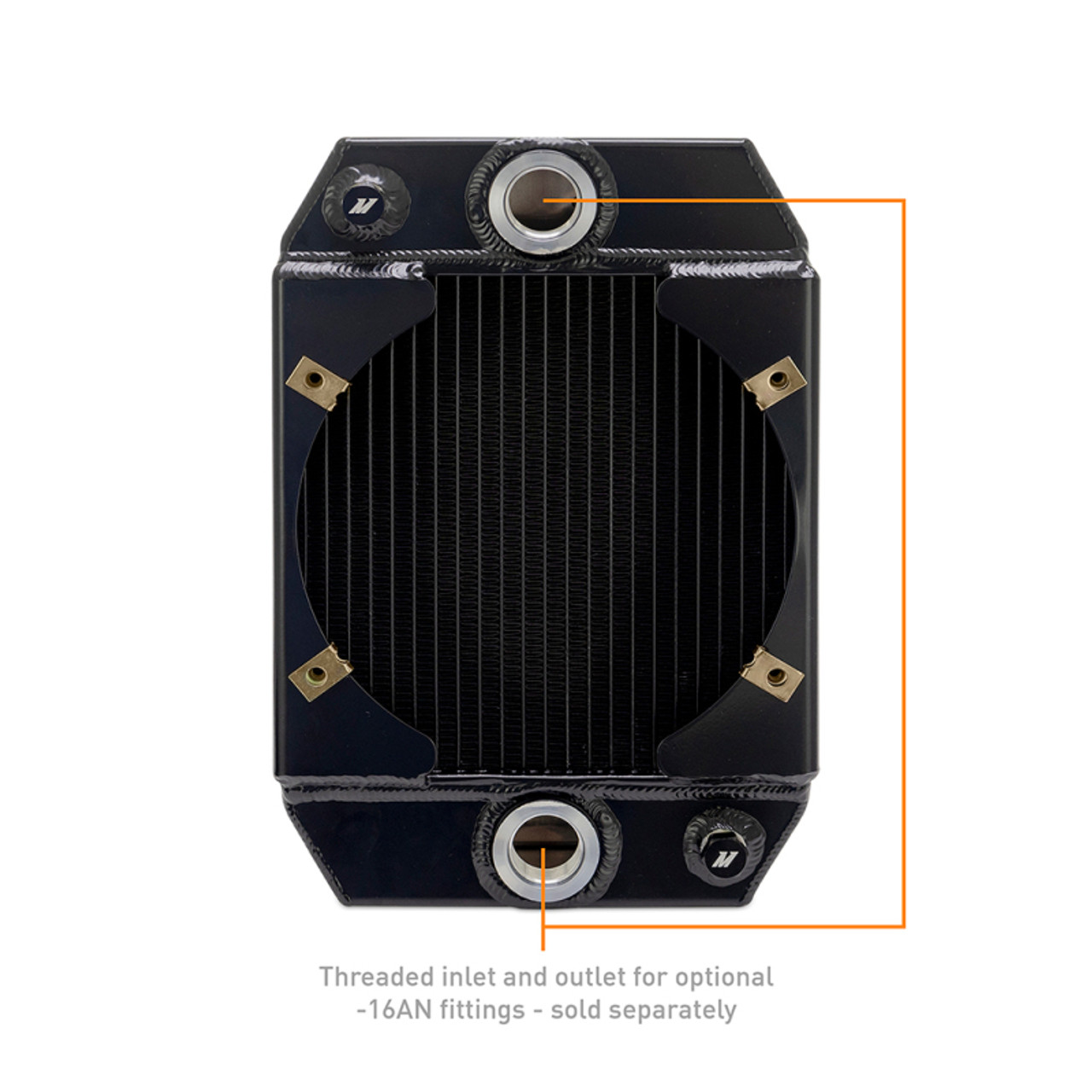 Mishimoto Universal Drag Race Performance Aluminum Radiator - Black - MMRAD-UNI-DRGBK User 1