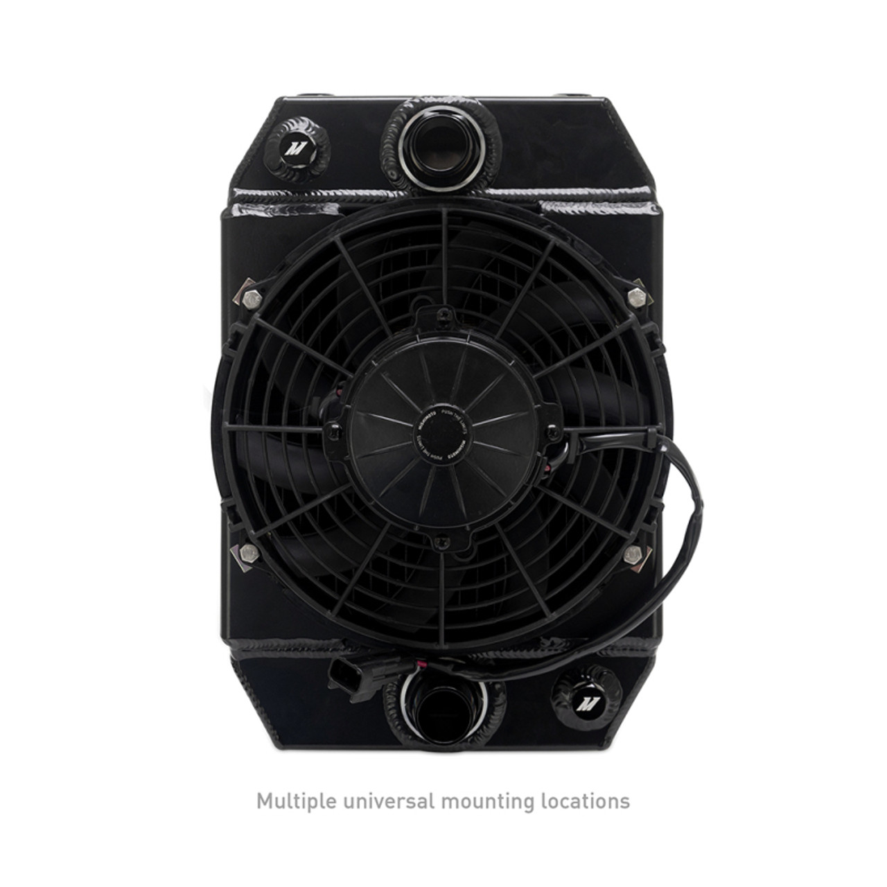 Mishimoto Universal Drag Race Performance Aluminum Radiator - Black - MMRAD-UNI-DRGBK User 1