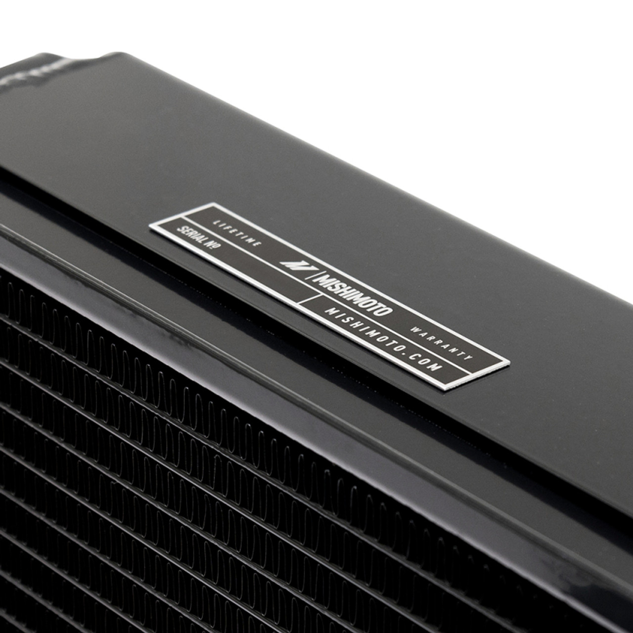 Mishimoto Universal Drag Race Performance Aluminum Radiator - Black - MMRAD-UNI-DRGBK User 1