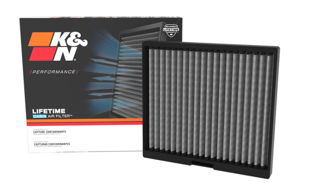 K&N 09-22 Nissan 370Z 3.7L V6 Lifetime Washable Cabin Air Filter - VF2082 Photo - out of package