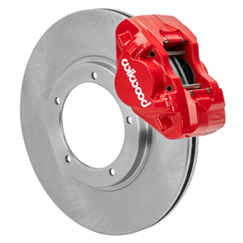 Wilwood 69-74 Porsche 911 D31 11.10in. Front Brake Kit w/ Flex Lines - Red - 140-17652-R Photo - Primary