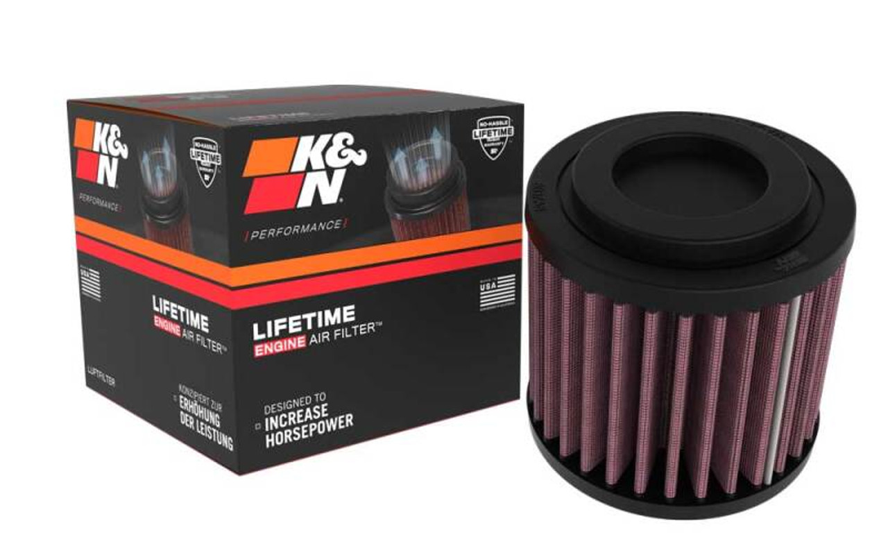 K&N Replacement Air Filter - Round 2 ID x 3.813in OD x 4in H for 21-23 Royal Enfield Bulle - RO-3522 Photo - out of package