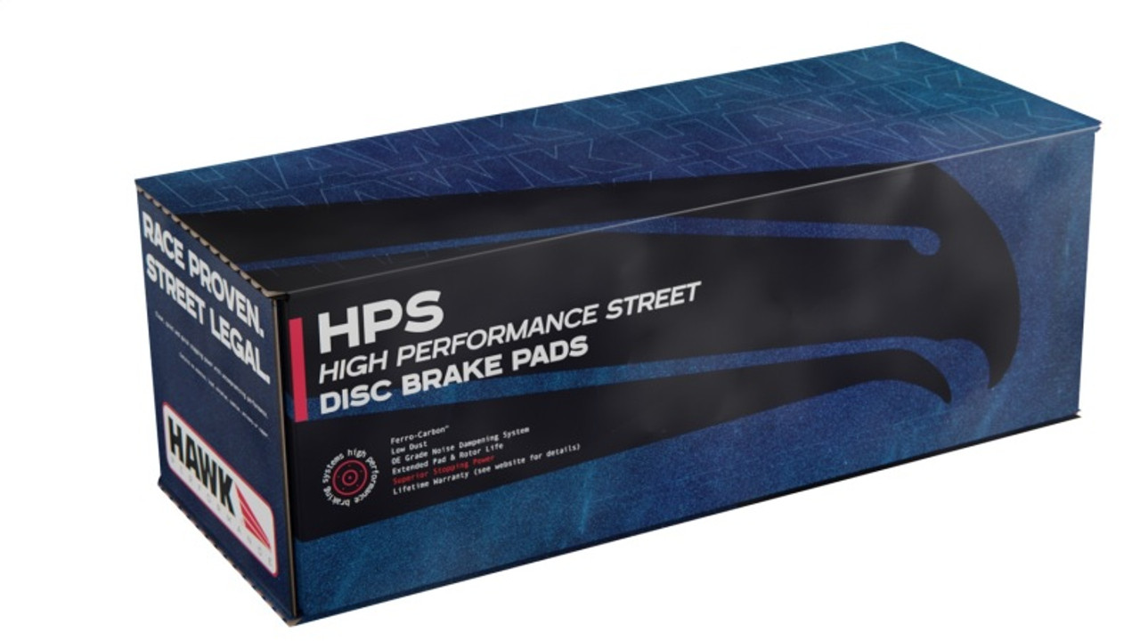 Hawk HPS Brake Pads w/ 0.710 Thickness - AP Racing Alcon - HB716F.710 Photo - Mounted