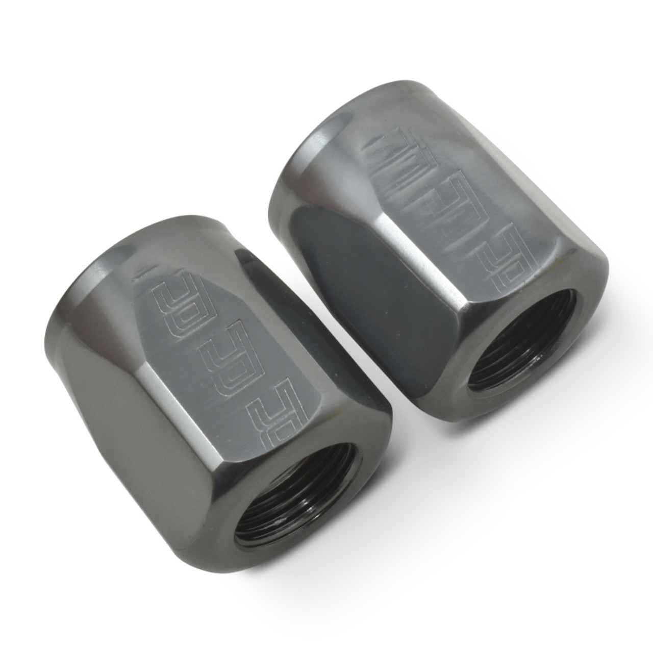 Russell Hose End Socket -6 AN Polished & Gray Anodized (2 PACK) - 615521 Photo - out of package