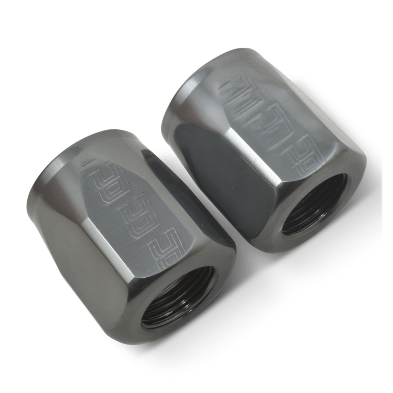 Russell Hose End Socket -10 AN Polished & Gray Anodized (2 Pack) - 615541 Photo - out of package