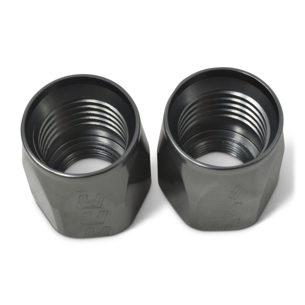 Russell Hose End Socket -10 AN Polished & Gray Anodized (2 Pack) - 615541 Photo - out of package