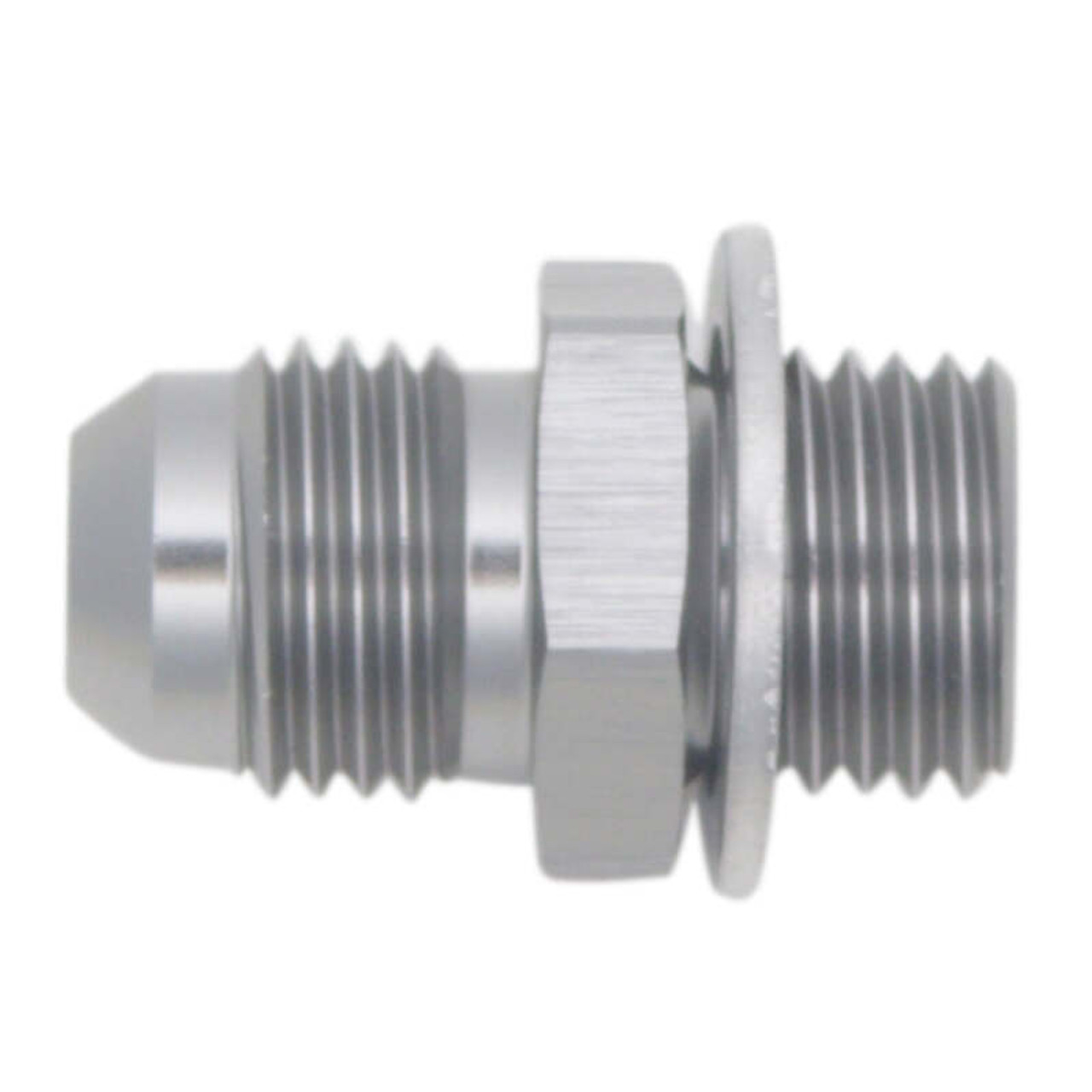 DeatschWerks 6AN Male Flare to M14 X 1.5 Male Metric Adapter  (Incl. Crush Washer) - Titanium - 6-02-0614 Photo - Primary