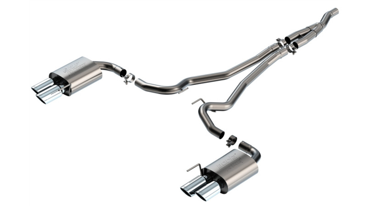 Borla 2024 Ford Mustang Ecoboost 2.3L Cat-Back Exhaust System ATAK w/ Quad Tip - Non-Active - 140982 Photo - Primary