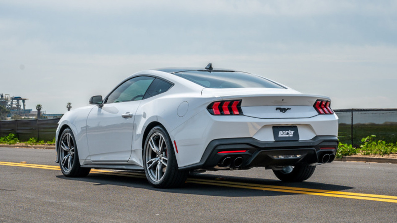 Borla 2024 Ford Mustang Ecoboost 2.3L ATAK Catback Exhaust Black Chrome w/ Quad Tip - Non-Active - 140982BC User 1