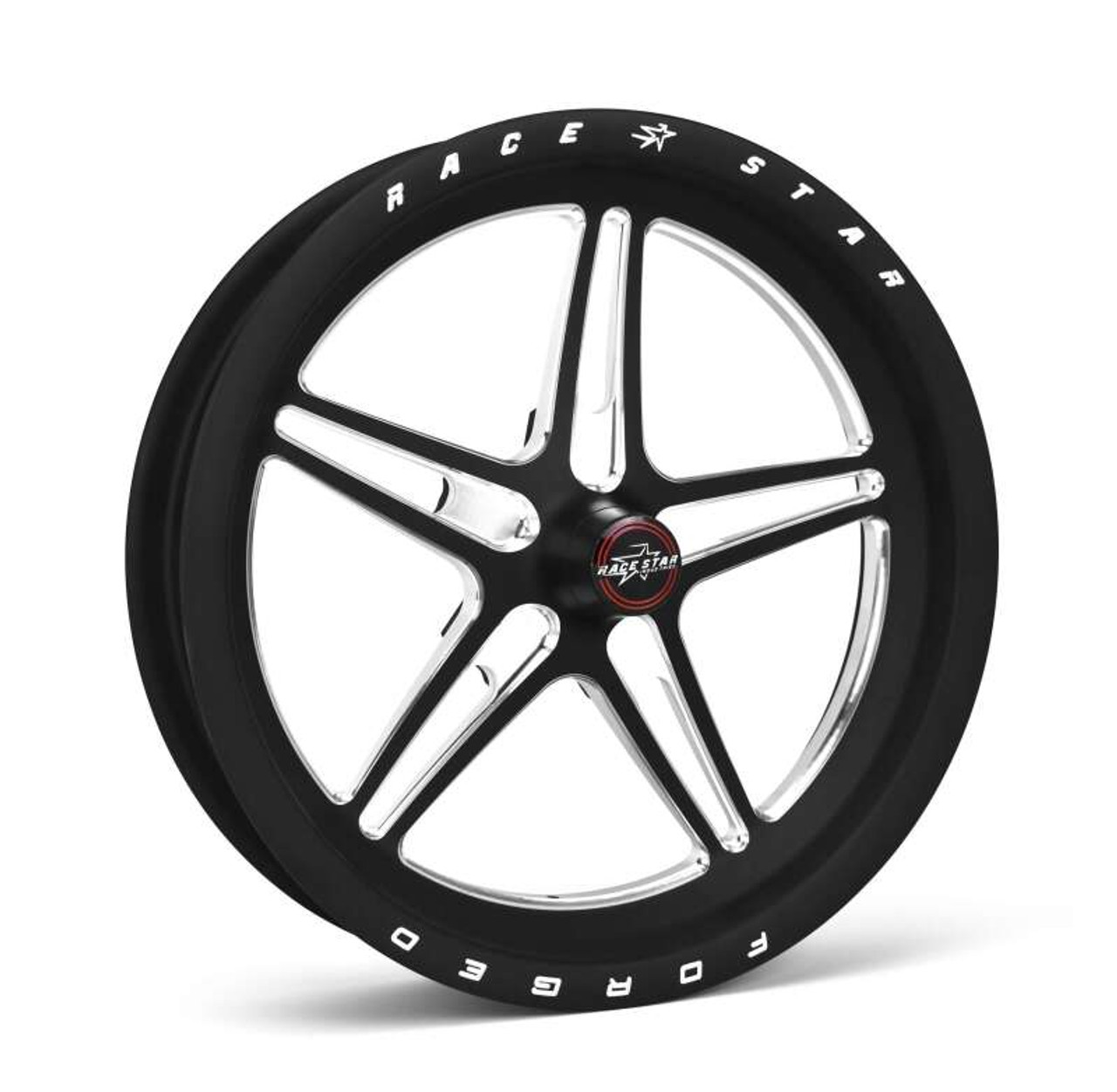 Race Star 63 Pro Forged 15x3.50 Lug Mount 5x4.75 BC / 2.25in. BS Wheel - Black Anodized/Machined - 63-53547252B User 1