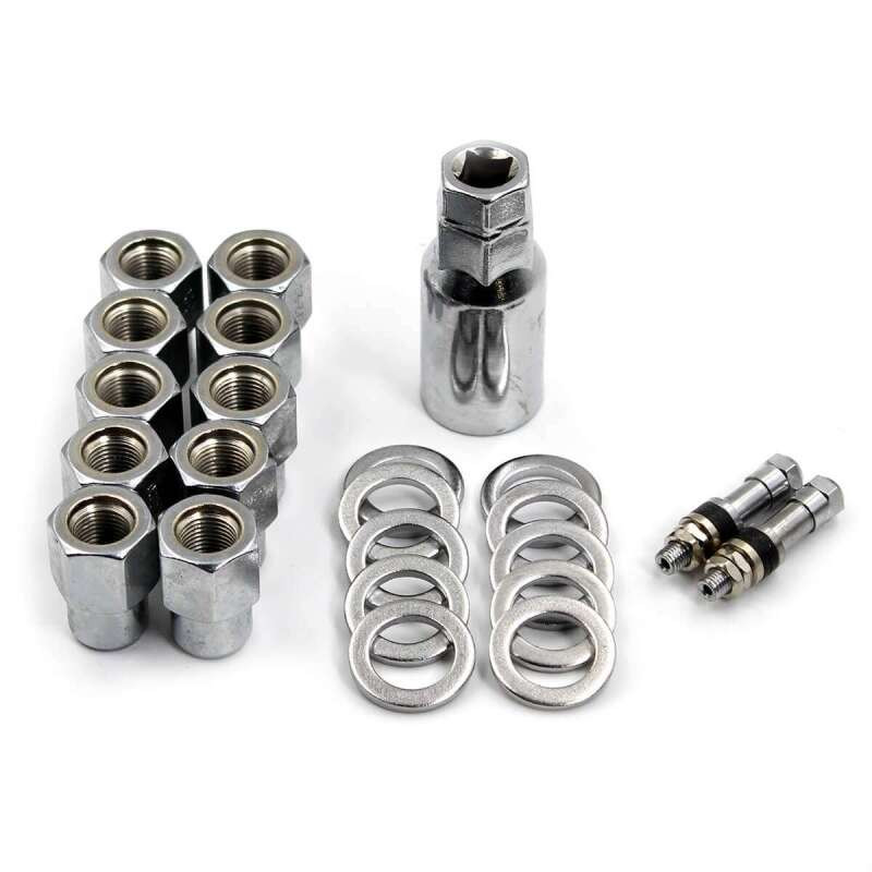 Race Star Pro Forged Lug Kit 1/2in. Open .50in. Shank 13/16in. Head (1.063in.OD Washer) - Set of 10 - 630-51426S-10 User 1