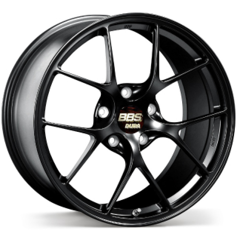 BBS RI-D 20x9.5 5x112 ET10 82mm Matte Black Wheel 82mm PFS Ring/Clip Required - RI100MB Photo - Primary