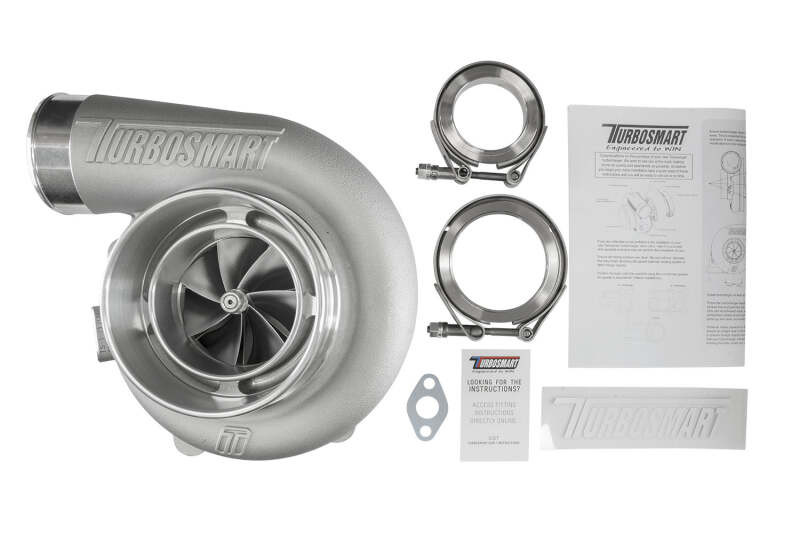 Turbosmart 7170 V-Band 0.96AR Externally Wastegated Reverse Rotation TS-1 Turbocharger - TS-1-7170B-VR096E Photo - Close Up