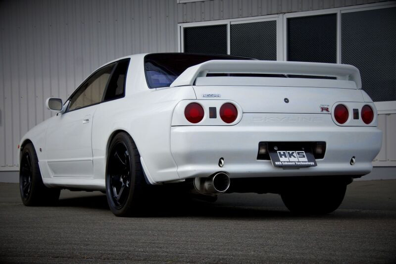 HKS 89-94 Nissan Skyline GT-R E-BNR32 RB26DETT URBAN MATTE Edition Super Turbo Muffler - 31029-AN012 Photo - Close Up